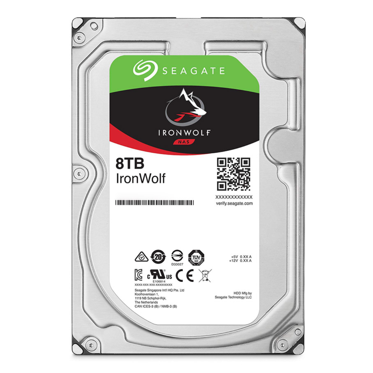 SEAGATE IRONWOLF 8 TB 7200RPM 256MB 7/24 1-8 Yuvalı Nas için