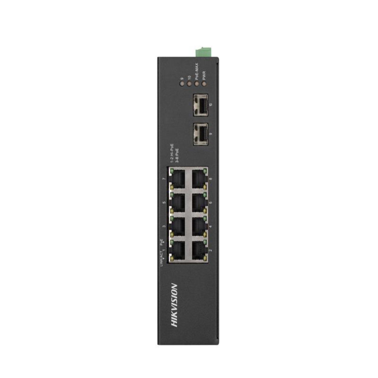 HIKVISION DS-3T0510HP-E/HS | 8xGE | 110W | 2xSFP | Endüstriyel PoE Switch