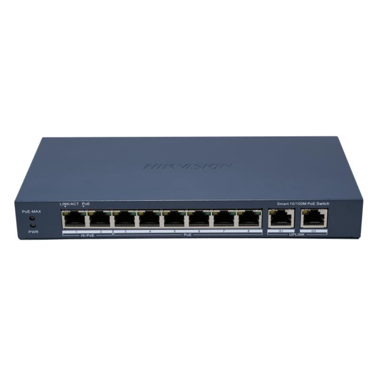 HIKVISION DS-3E1310P-EI/M | 8xFE | 60W | 2xGE Uplink |PoE Switch