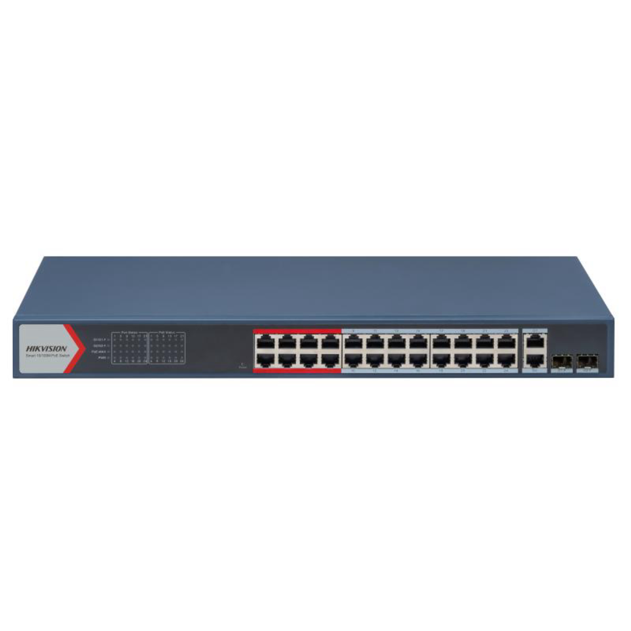 HIKVISION DS-3E1326P-EI(B) | 24xFE | 370W | 2xGE/SFP Combo | PoE Switch