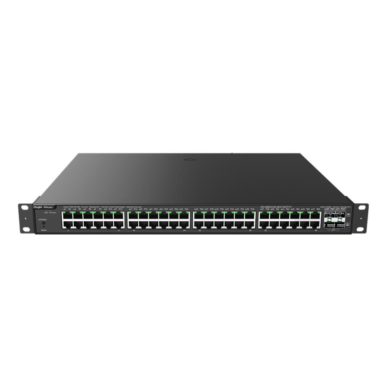 RUIJIE REYEE RG-NBS3100-48GT4SFP-P 48GE Port 370W Poe,4GE SFP Uplink Yönetilebil