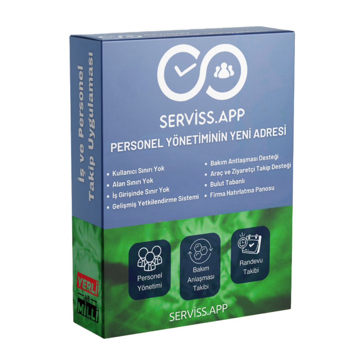 SERVİSSAPP İŞ VE PERSONEL TAKİP UYGULAMASI 1000 KONTÖR