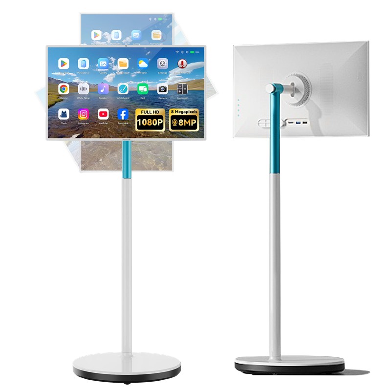 LEADERHUB L27M 27 INC 1920X1080 8G+128G TAŞINABILIR DOKUNMATIK ANDROID MONITOR BEYAZ