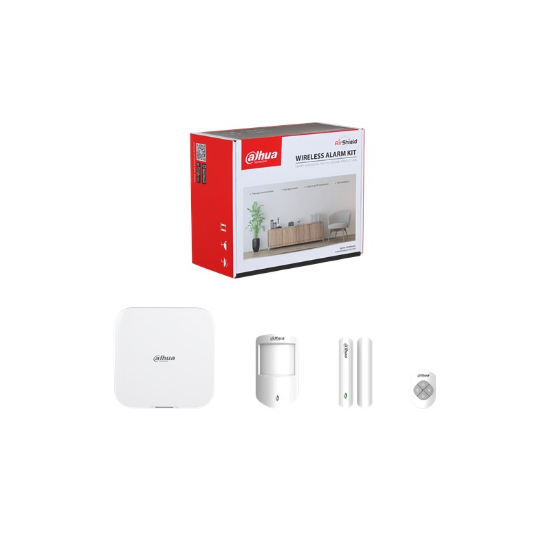 DAHUA ART-ARC3800H-03-FW2 868MHZ 2G/3G/4G/WIFI BEYAZ RENK KABLOSUZ ALARM SETİ