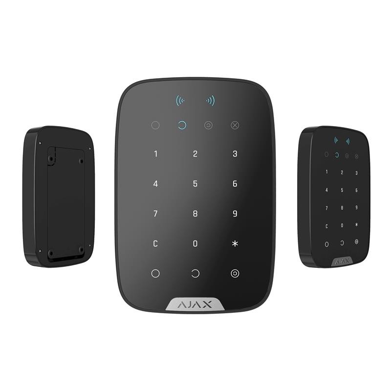 AJAX KEYPAD PLUS 868MHZ KABLOSUZ TUŞ TAKIMI VE KART OKUYUCU SİYAH RENK