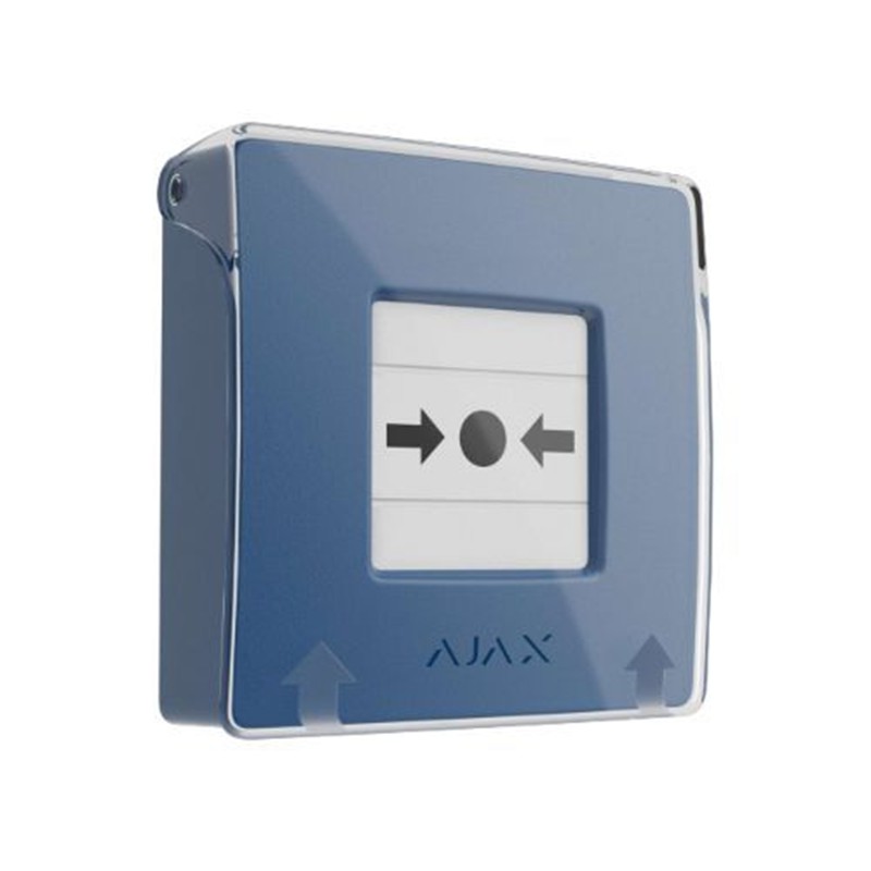 AJAX MANUALCALLPOINT MAVİ RENK JEWELLER KABLOSUZ YANGIN ALARM BUTONU