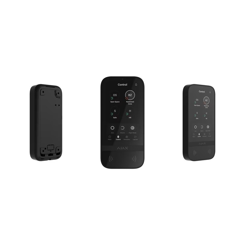 AJAX KEYPAD TOUCHSCREEN KABLOSUZ DOKUNMATİK TUŞ TAKIMI SİYAH RENK