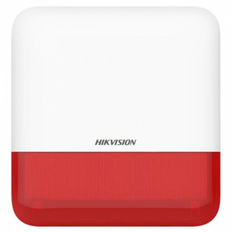 HIKVISION DS-PS1-E-WE 868MHZ 110DB DIŞ ORTAM IP65 KABLOSUZ SİREN KIRMIZI RENK