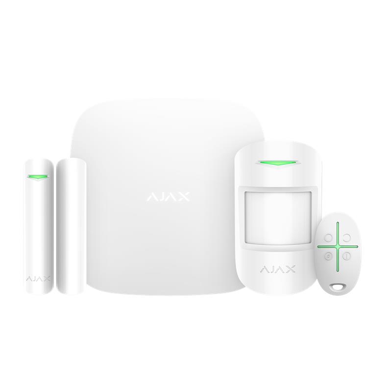 AJAX STARTERKIT HUBKIT 2G GSM/GPRS KABLOSUZ AKILLI ALARM SETİ BEYAZ RENK