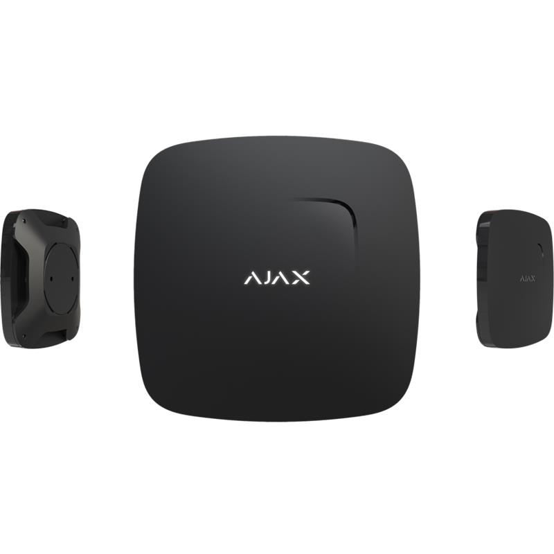 AJAX FIREPROTECT PLUS 85DB ISI DUMAN VE CO (KARBONMONOKSİT) KABLOSUZ DEDEKTÖR SİYAH RENK