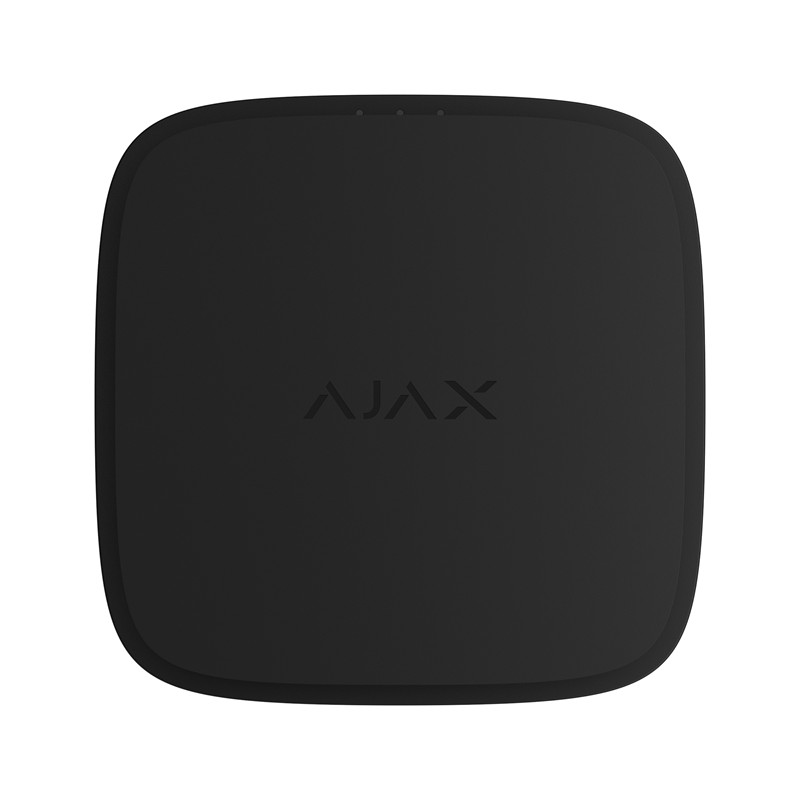 AJAX EN54 FIREPROTECT HEAT/SOUNDER JEWELLER KABLOSUZ SİRENLİ ISI DEDEKTÖRÜ SİYAH RENK