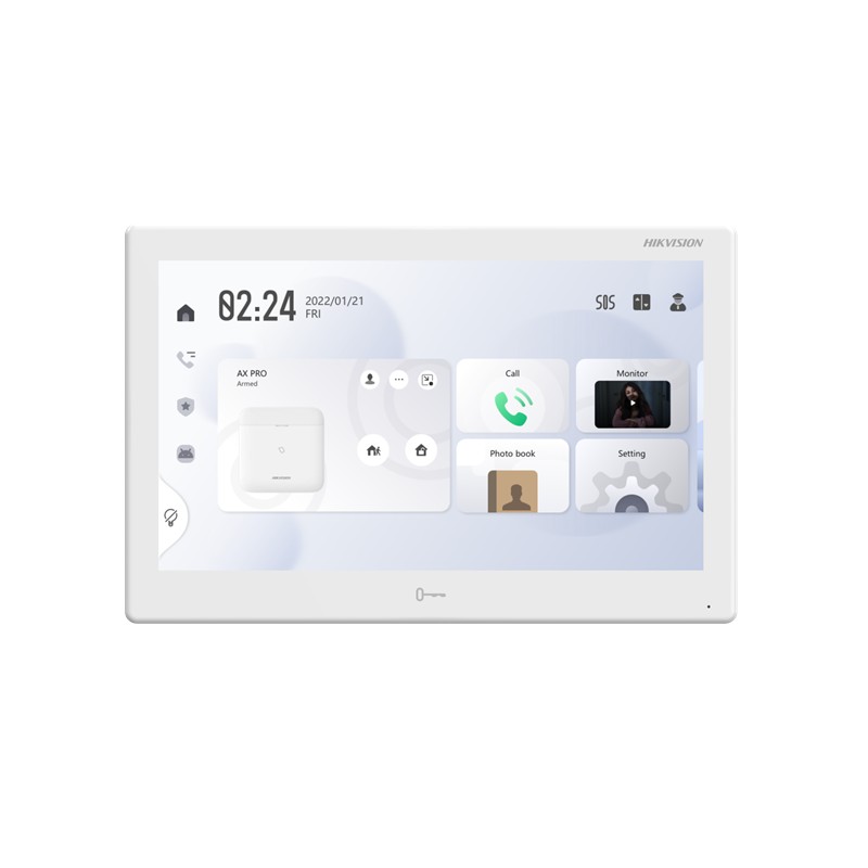 HIKVISION DS-KH9510-WTE1 10.1 INC DOKUNMATİK EKRANLI WIFI POE VIDEO INTERCOM İÇ MEKAN İSTASYONU