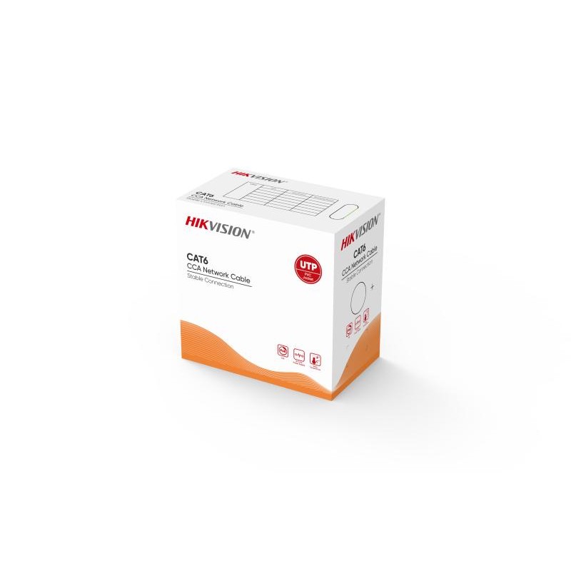 HIKVISION DS-1LN6UU/CCA U/UTP 305 METRE CAT6 PVC 0.57MM PVC 23 AWG GRİ RENK KABLO