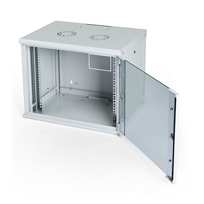9U 60X60 19" URANIUM DUVAR TİPİ KABİNET + 2’Lİ FAN ÜNİTESİ ON/OFF ANAHTARLI ANALOG