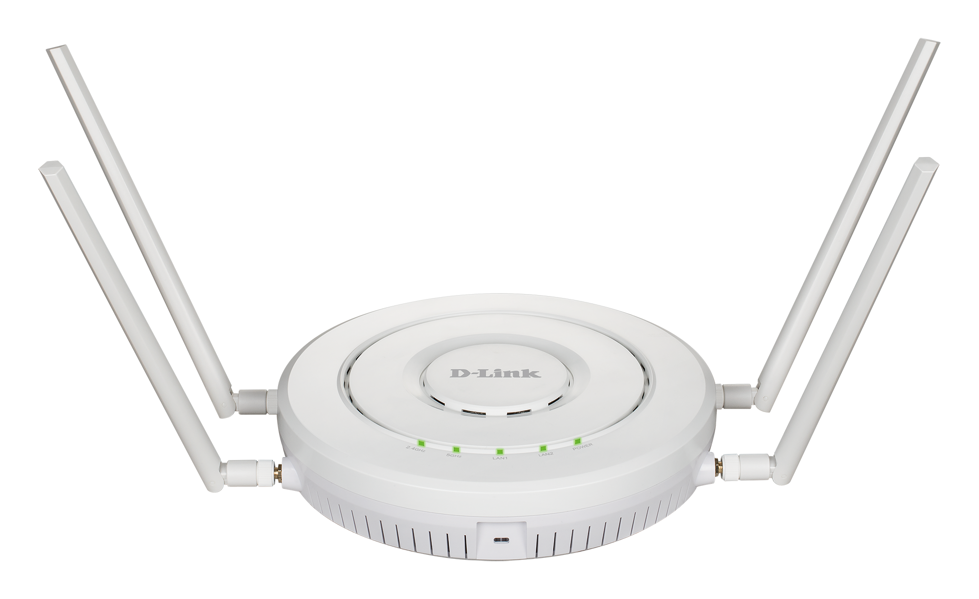 D-LINK DWL-8620APE 2 PORT GIGABIT 2.4/5GHZ AC2600 WAVE2 4X4 MU-MIMO TAVAN TİPİ ACCESS POINT