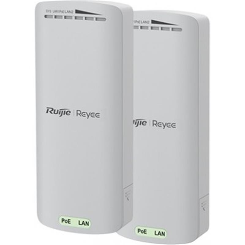 RUIJIE REYEE RG-EST100-E 2.4GHZ 300MBPS 500 METRE PTP 70 DERECE DIŞ ORTAM 2 LI SET ACCESS POINT(ADAPTÖRLÜ)