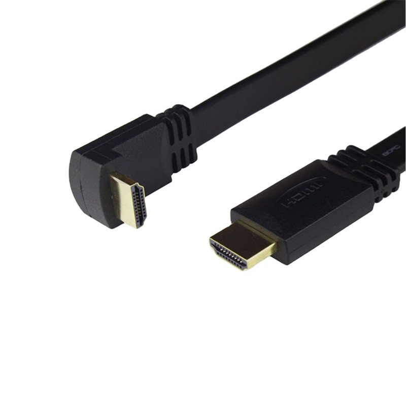 SENSEI S-90UP-HDTV 4K 2.0V 3D 1.5 METRE 90 DERECE AÇILI L TİPİ ALTIN UÇLU HDMI KABLO