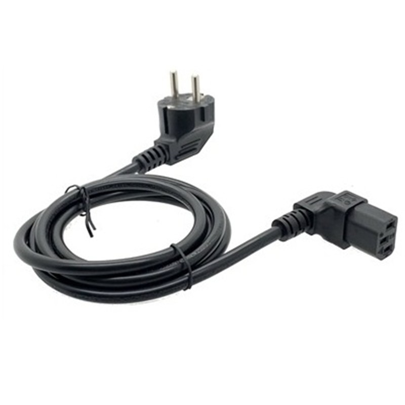 SENSEI EU POWER CORD L TİPİ (ALT) 3X0.75MM 220V 90 DERECE 1.5 METRE POWER KABLO