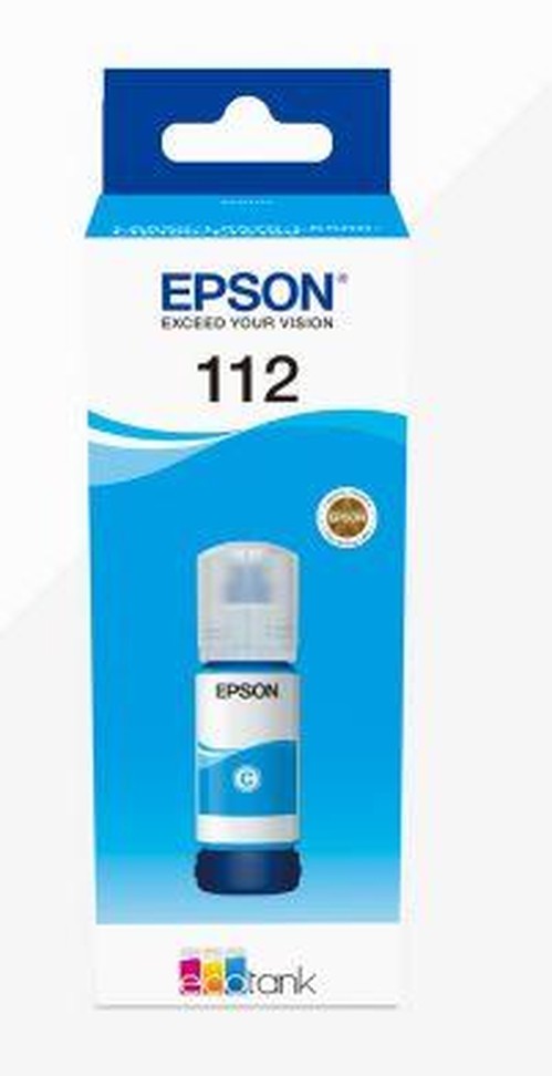 EPSON C13T06C24A 112 CYAN MÜREKKEP KARTUŞ 6.000 SAYFA 70ML L15160 L15150
